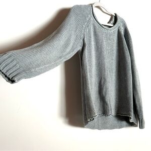 Orvis Women’s Loose Fit Roll Neck Aqua Sweater XL